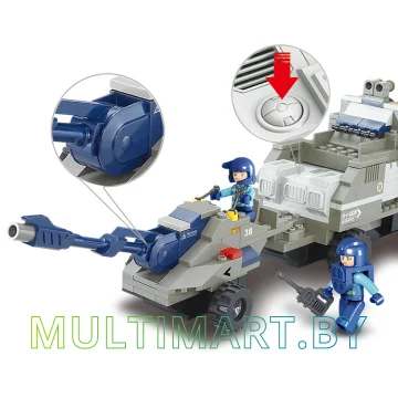 Конструктор Sluban M38-B0200 Армейский тягач (232 детали) картинка 4